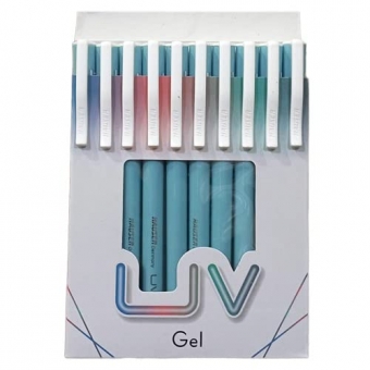 Hauser UV Gel Pens Blue, Black, Red Colors (1 pc)