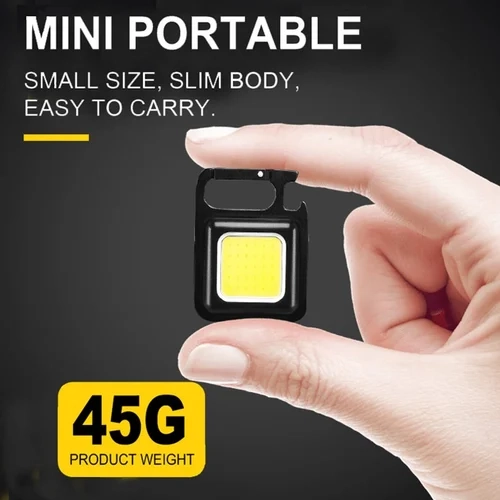 Cob Small Rechargeable Keychain Light