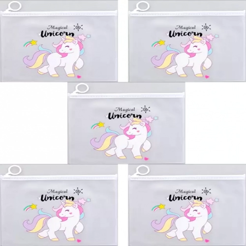 Unicorn Transparent pouches For Multipurpose