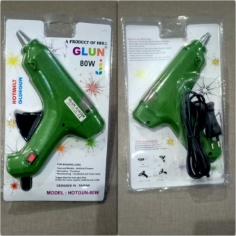 Green 80W With 2 Glue Sticks Standard Temperature Corded Glue Gun