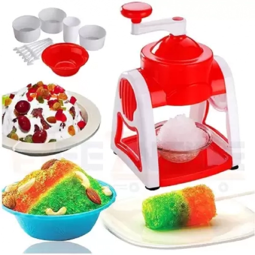 Ice Gola Slush Maker|3 Ice-Bowls,1Glass,6 Sticks, 1 Ice Snow Dish