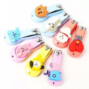 Cute BTS BT21 Character Nail Cutter (Pack of 1) (Assorted Characater)