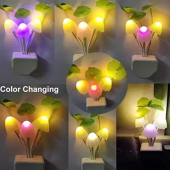 Mushroom light automatic sensor ( Multicolor)