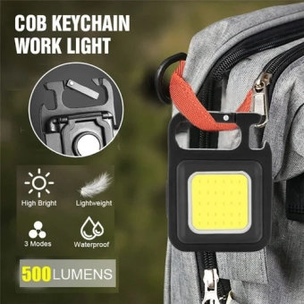 Cob Small Rechargeable Keychain Light