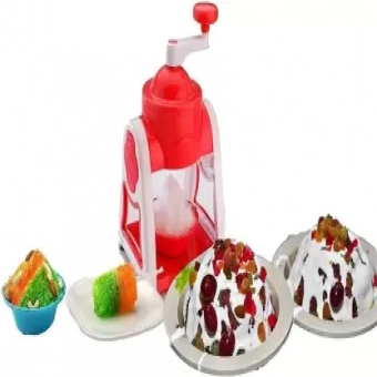 Ice Gola Slush Maker|3 Ice-Bowls,1Glass,6 Sticks, 1 Ice Snow Dish