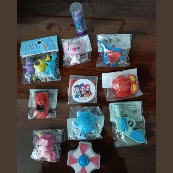 Fancy 3D Character Erasers for Kids – Fun & Colorful Designs