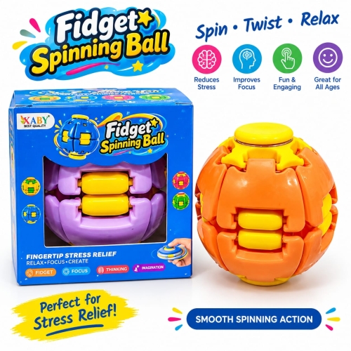 Fidget Spinning Ball Spin-Twist-Relax