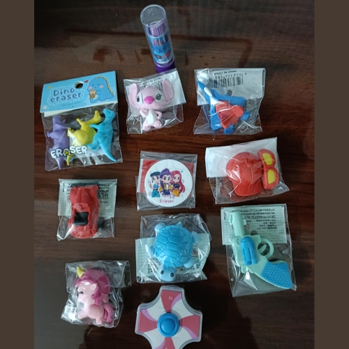 Fancy 3D Character Erasers for Kids – Fun & Colorful Designs