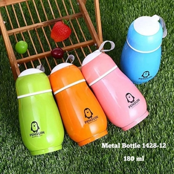 Stainless Steel Cute Penguin Design Insulated Vacuum Water Thermos Cup Leakproof Portable Bottle