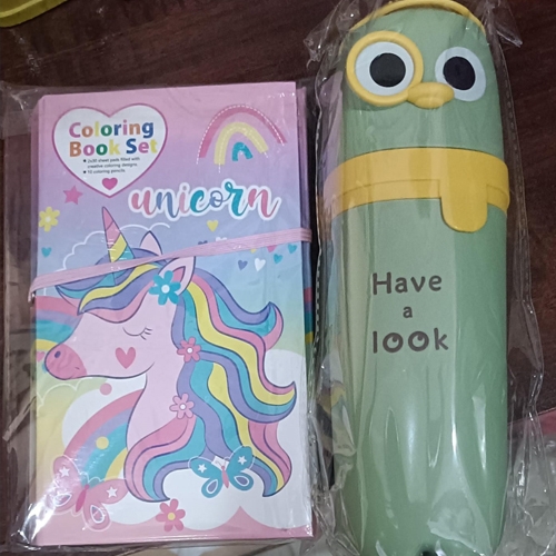 Colour Book Taddy Pen Holder for Birthday Return Gift Hampers for Kids