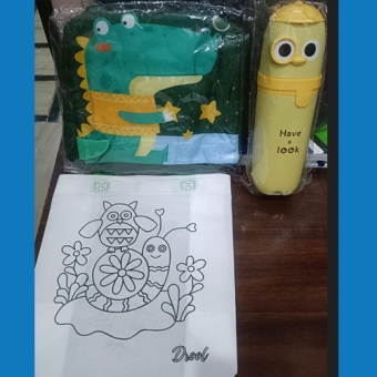 Colour Book Taddy Pen Holder for Birthday Return Gift Hampers for Kids