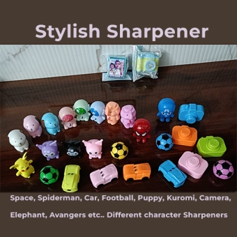 Stylish Character Sharpeners for Kids – Fun & Colorful Designs