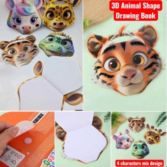 3D Animal Shaped Book