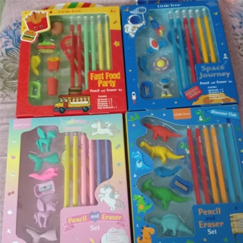 Return Gift Items | dianasour-eraser-pencil-sets Gurgaon